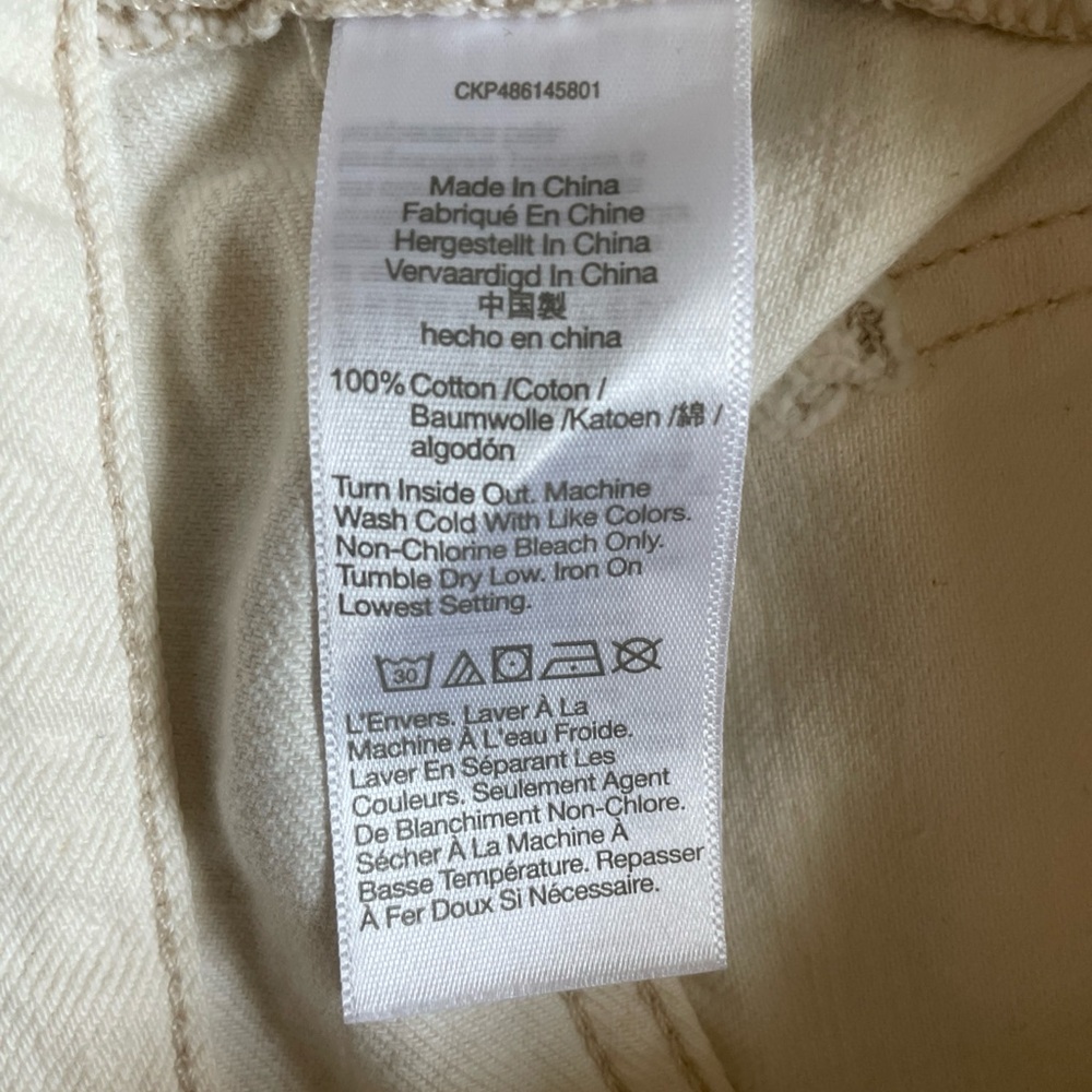 NWT Madewell Women’s High-Waist Button-Front Canvas Shorts Mid-Length Size 30 - Picture 8 of 10